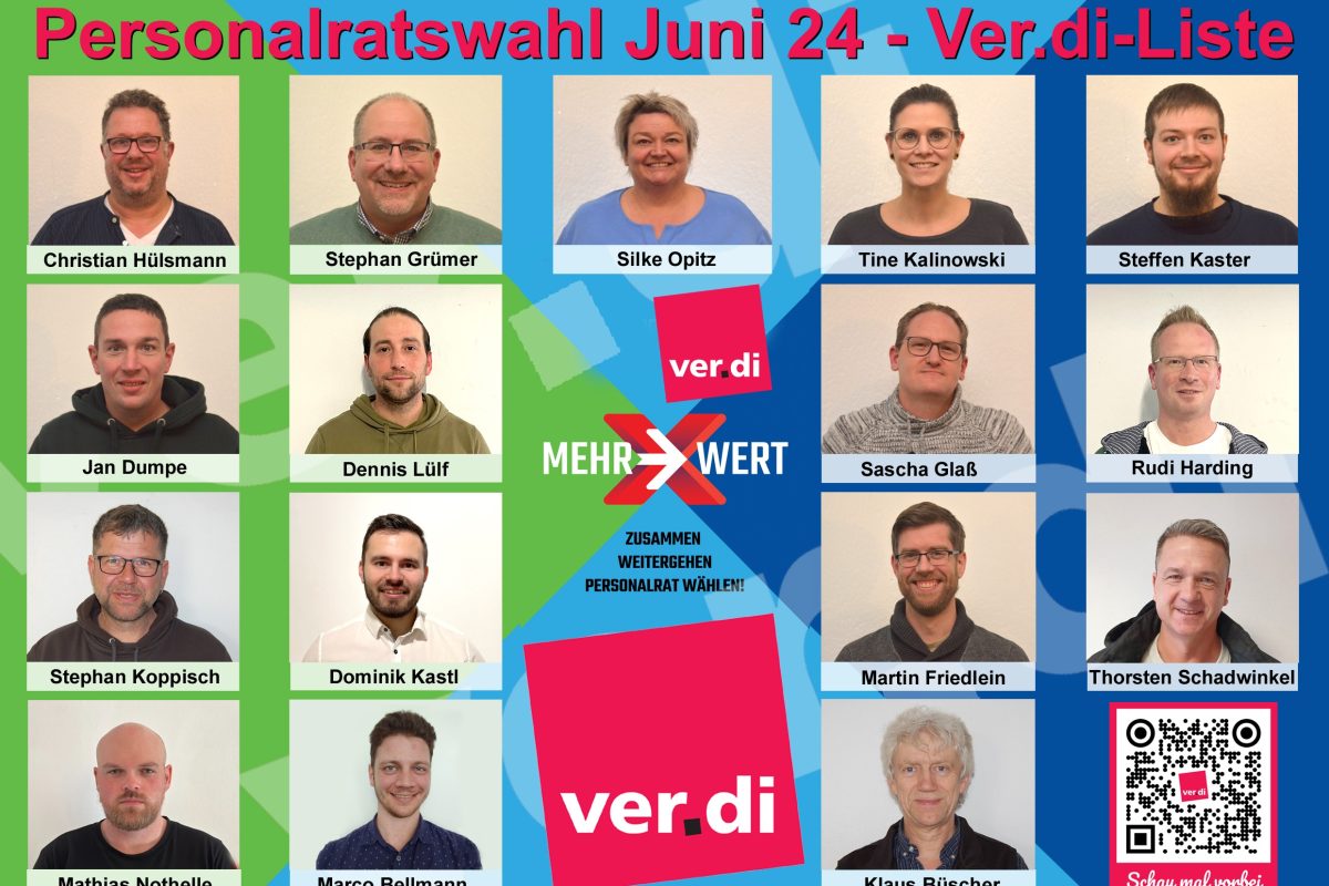 Plakat Liste Dorsten24 Verdi